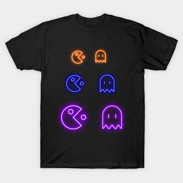 PacMan T-Shirt by MaxiVision